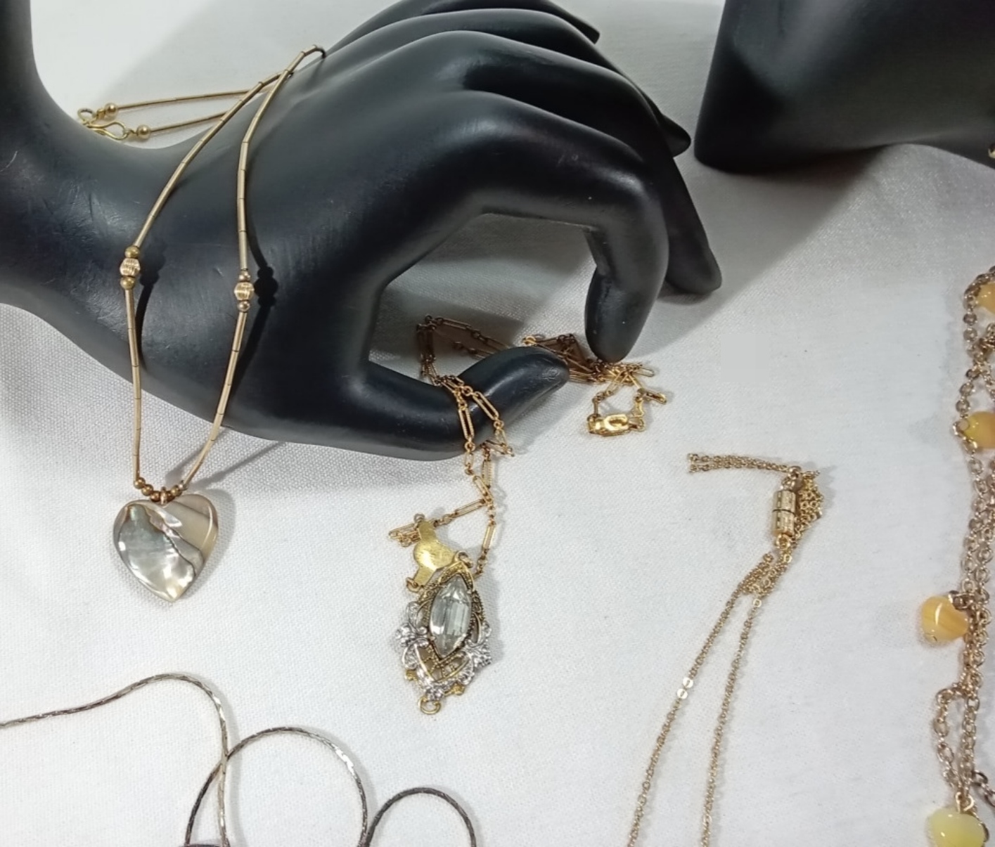 Gold-Tone Necklace Lot, 12 Pieces Mixed Styles