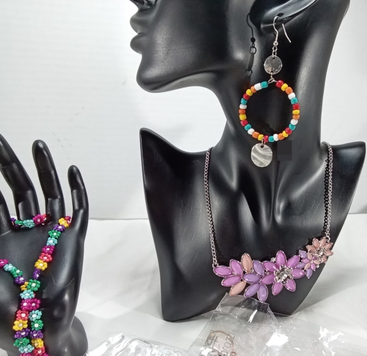 Paparazzi Costume Jewelry Lot, 13 Pieces Mixed