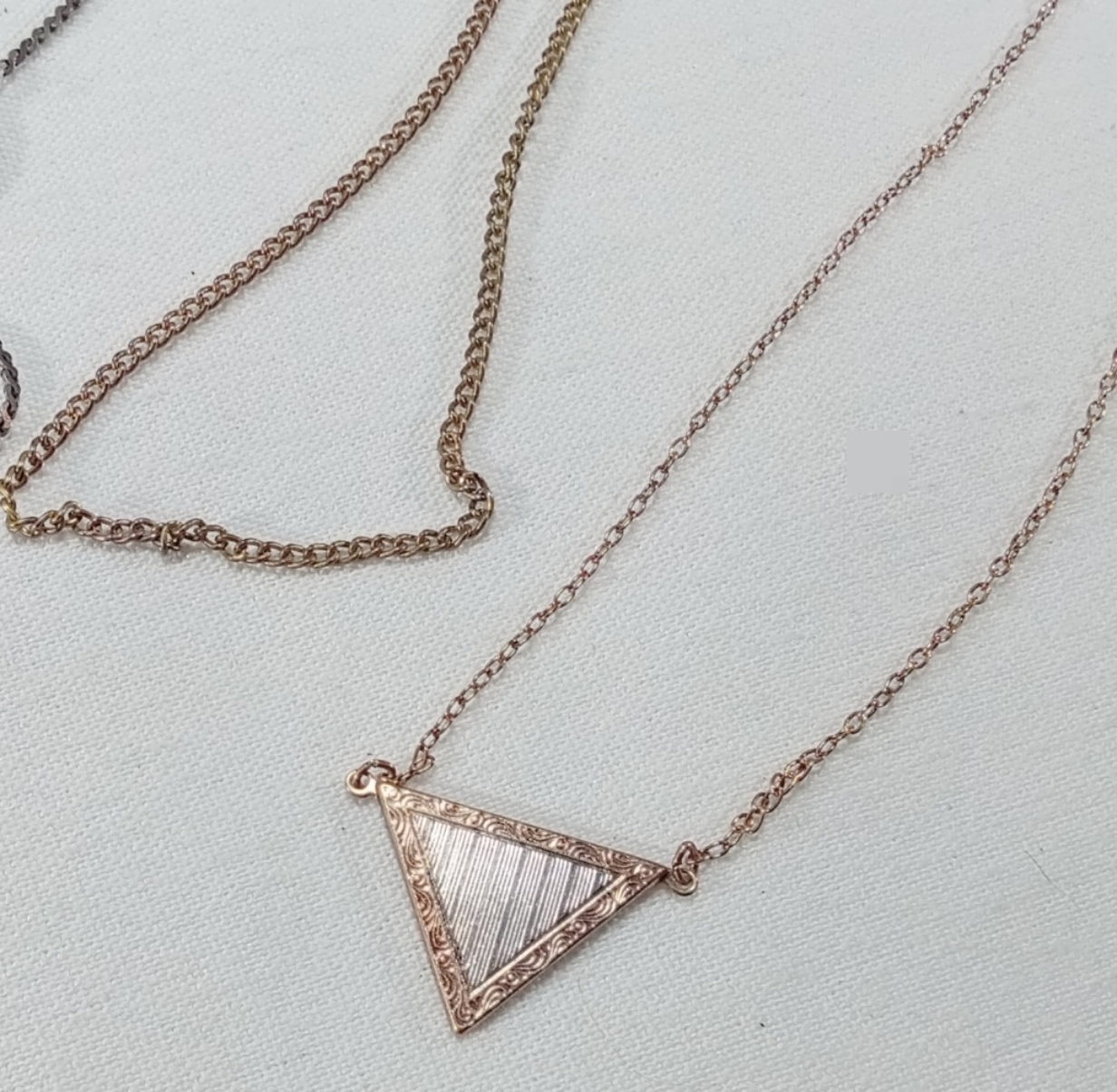 Vintage Gold-Tone & Silver necklaces, 9 Pieces