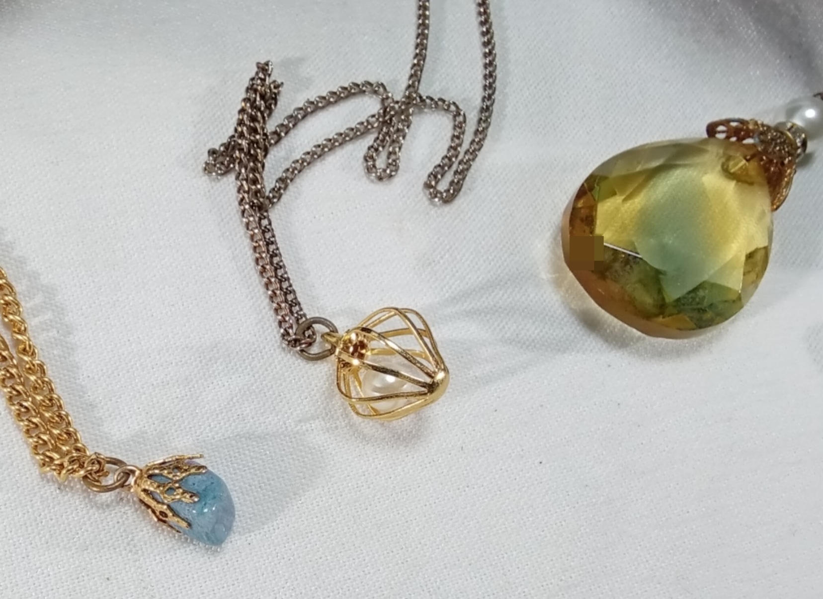 Vintage Gold-Tone & Silver necklaces, 9 Pieces