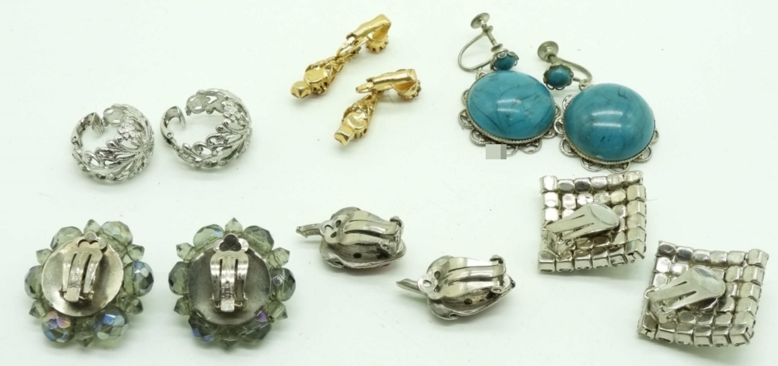 Variety of Vintage Clip On Earrings