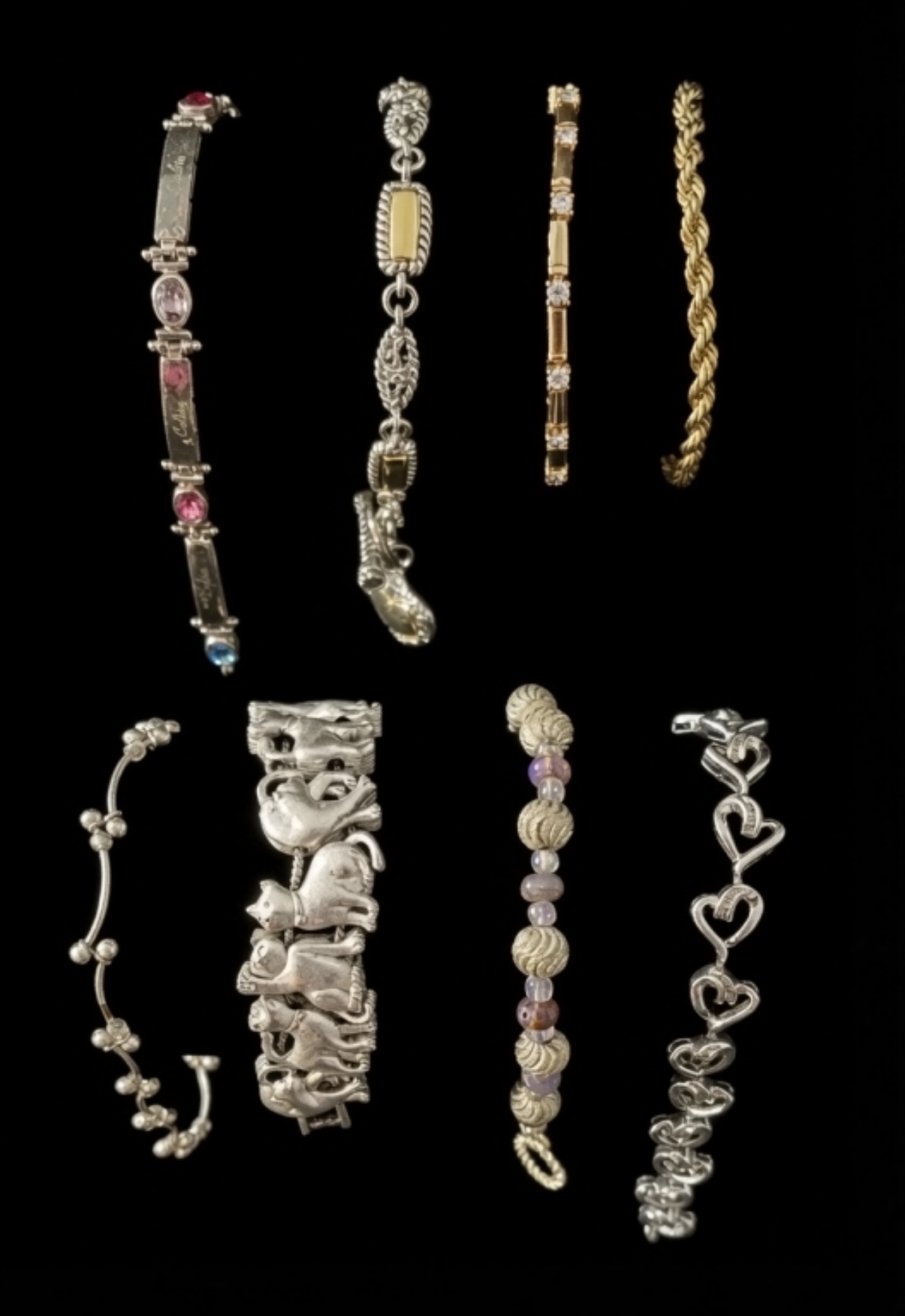 6 Vintage Bracelets