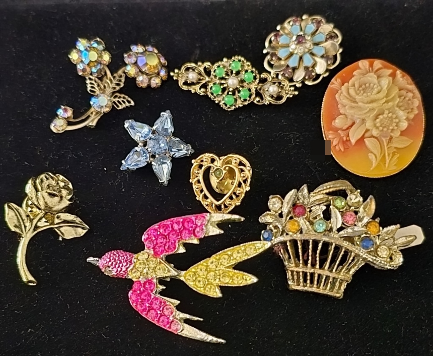 Vintage Costume Jewelry Pins