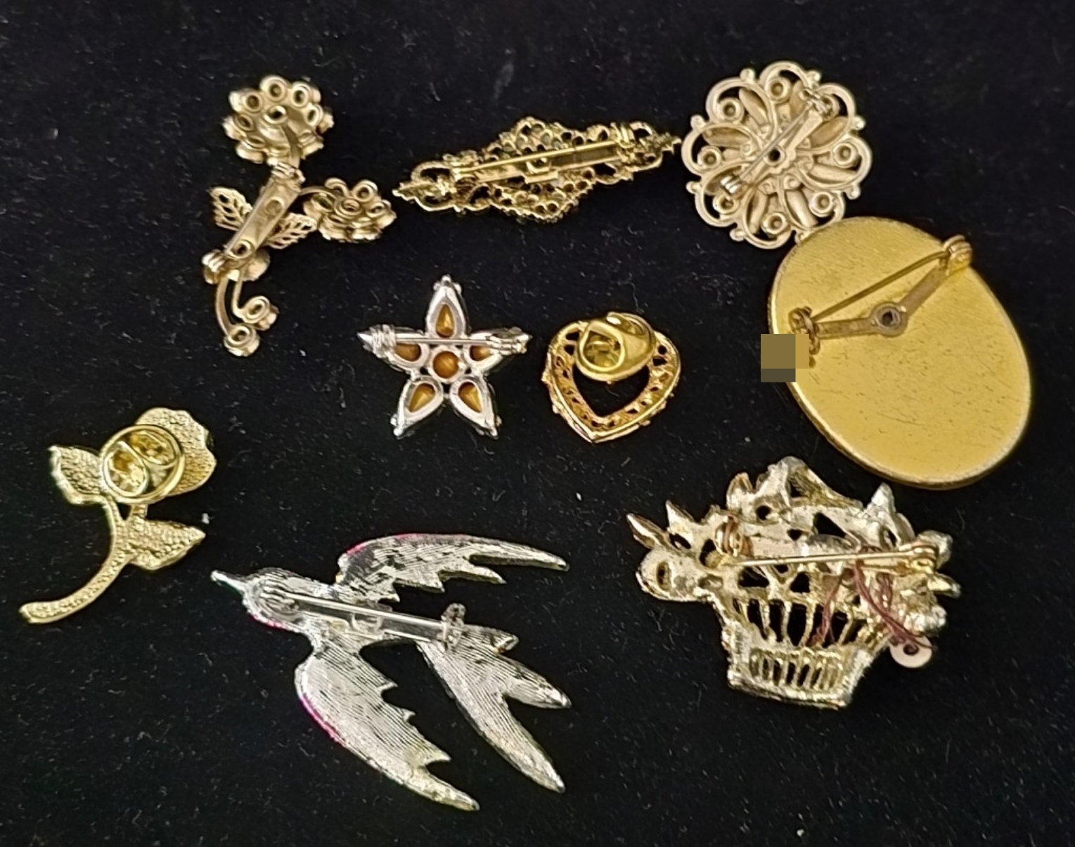 Vintage Costume Jewelry Pins