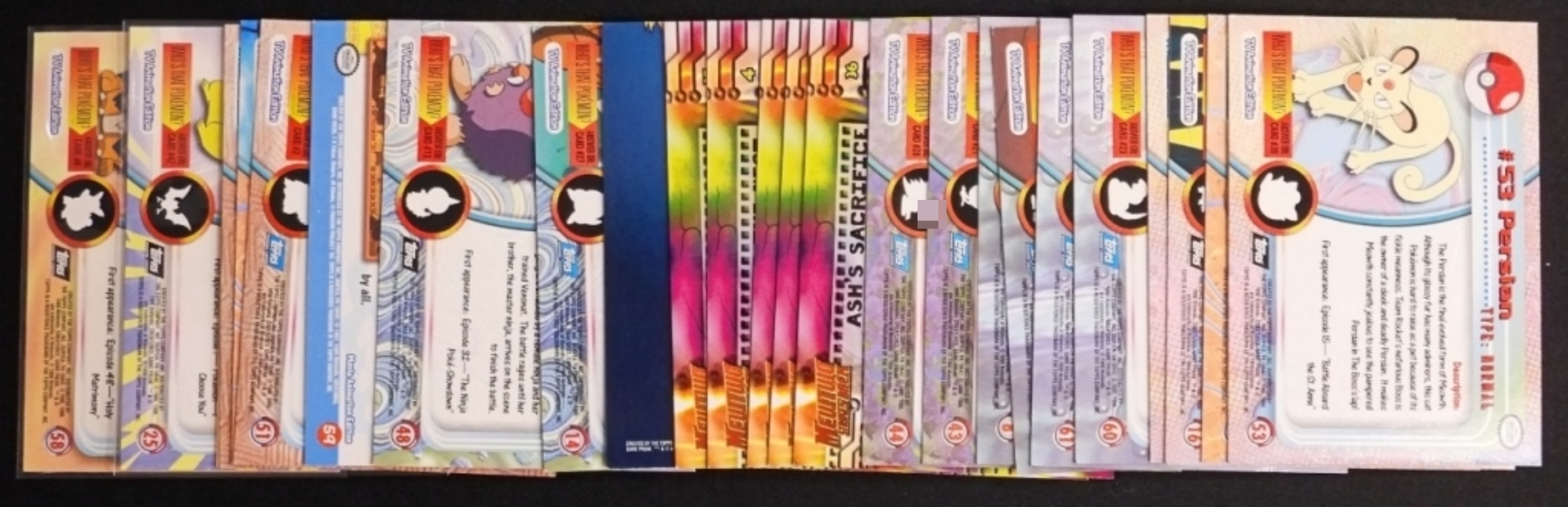 Pokemon TOPPS Card Lot, 25 Cards