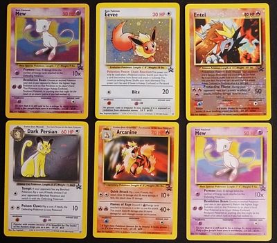 Pokemon Card Lot, 6 Cards, Star Promo Cards. Lot of 6 raw Pokemon Star Promo cards. First photo 