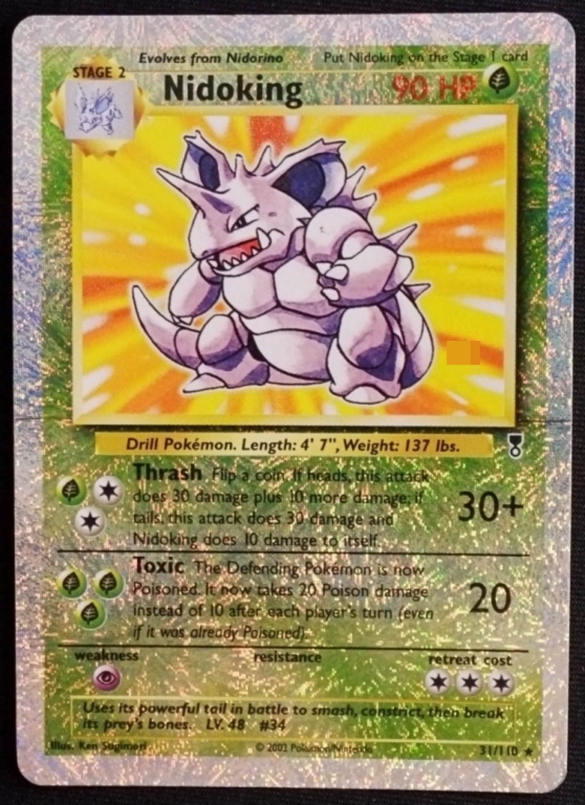 2002 Nidoking Legendary Collection Rev. Holo