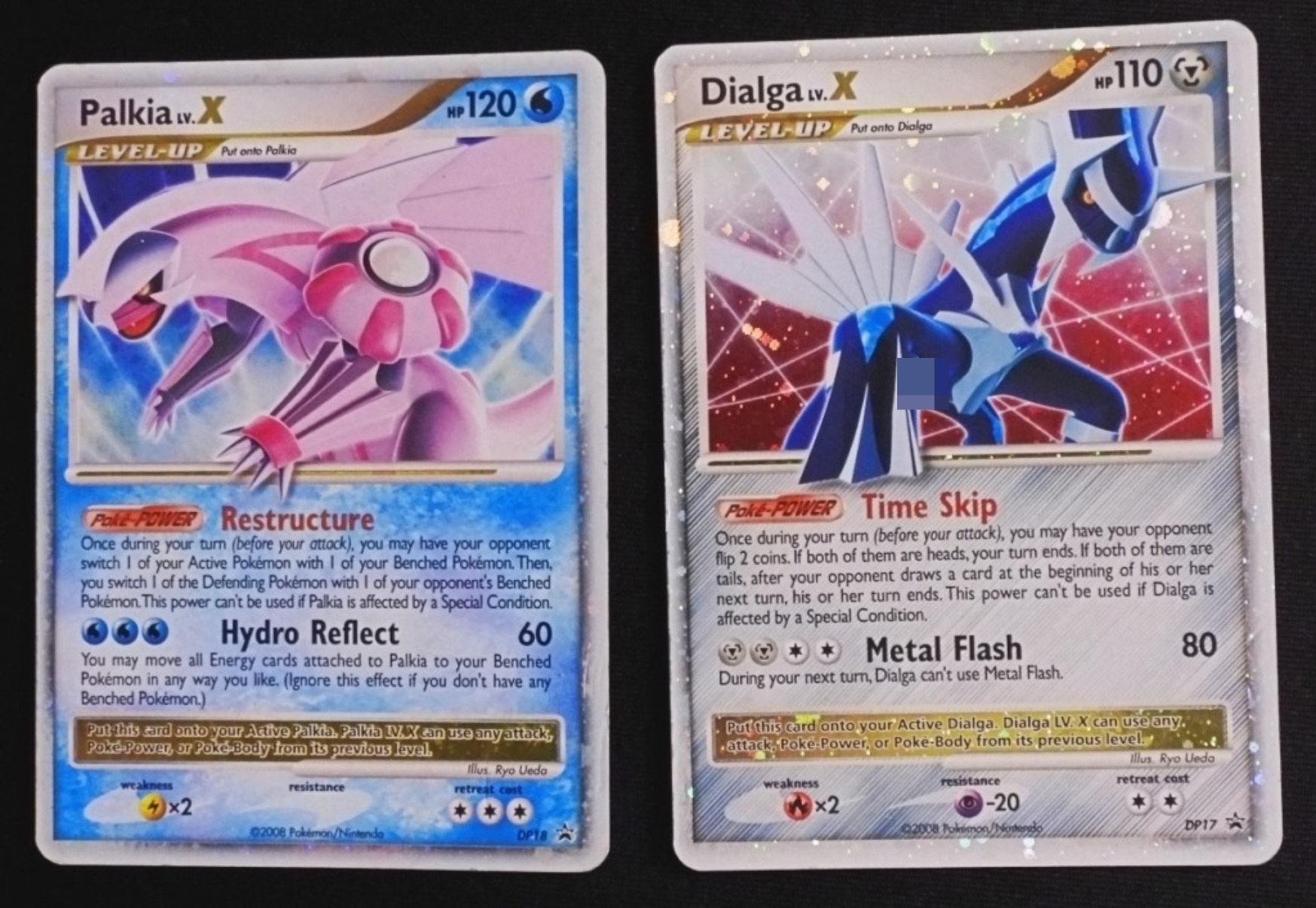 2008 Palkia & Dialga LV.X DP Promos
