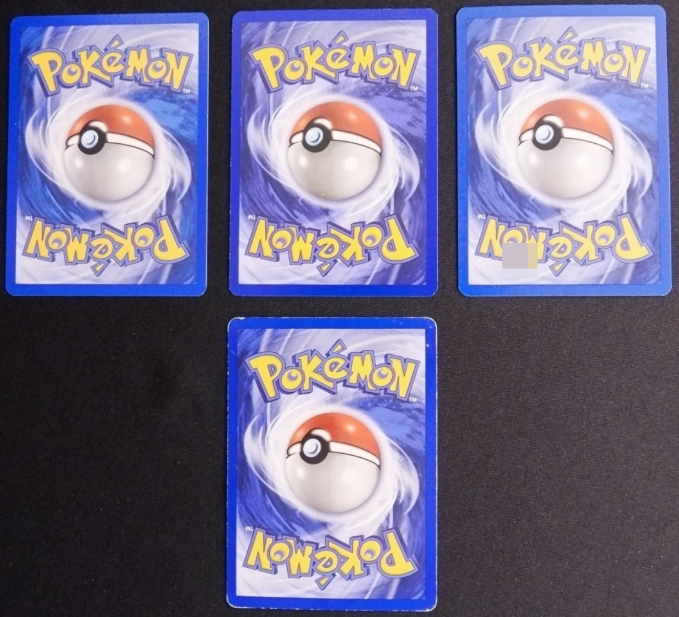 Pikachu Card Lot, 4 Cards, Mixed Sets