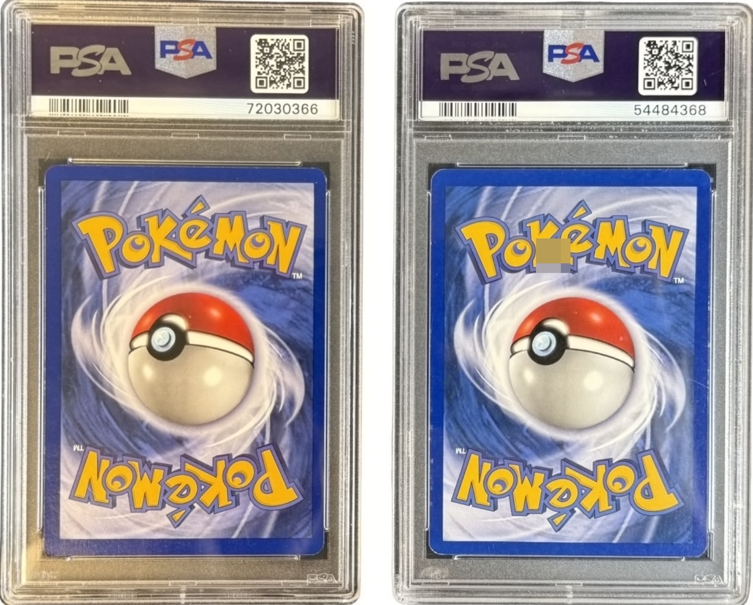 1999 Jynx Base #31 PSA 8, 2000 Murkrow PSA 6
