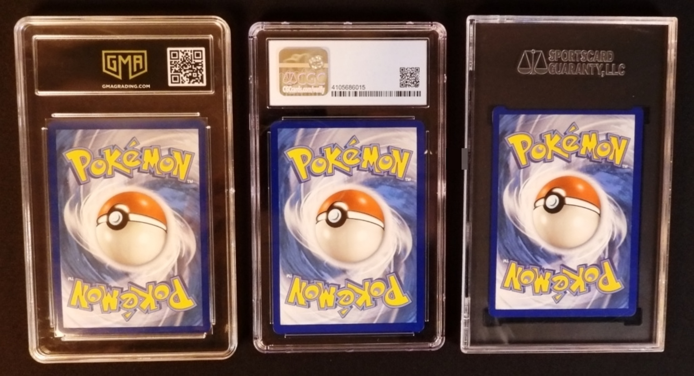 3-Card Graded Pokemon Lot: V/VSTAR