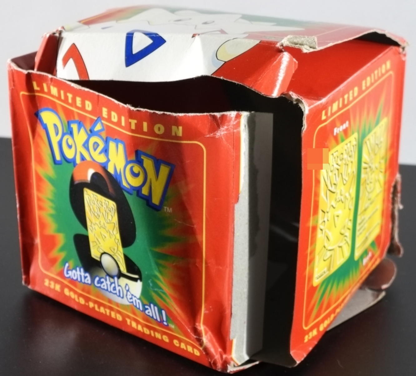 1999 Togepi 23K Gold Card, Pokeball Case+Box