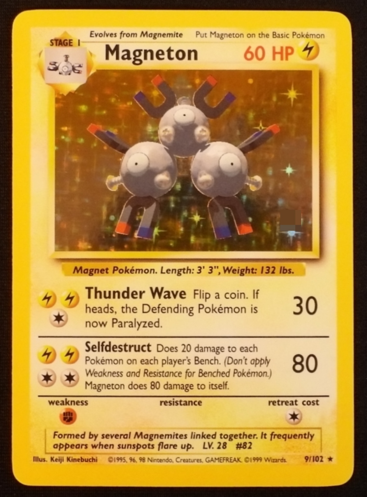 1999 Magneton Base Set #9/102 Raw
