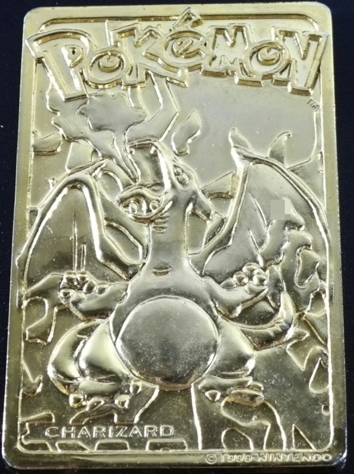 1999 Charizard Burger King 23K Gold Card