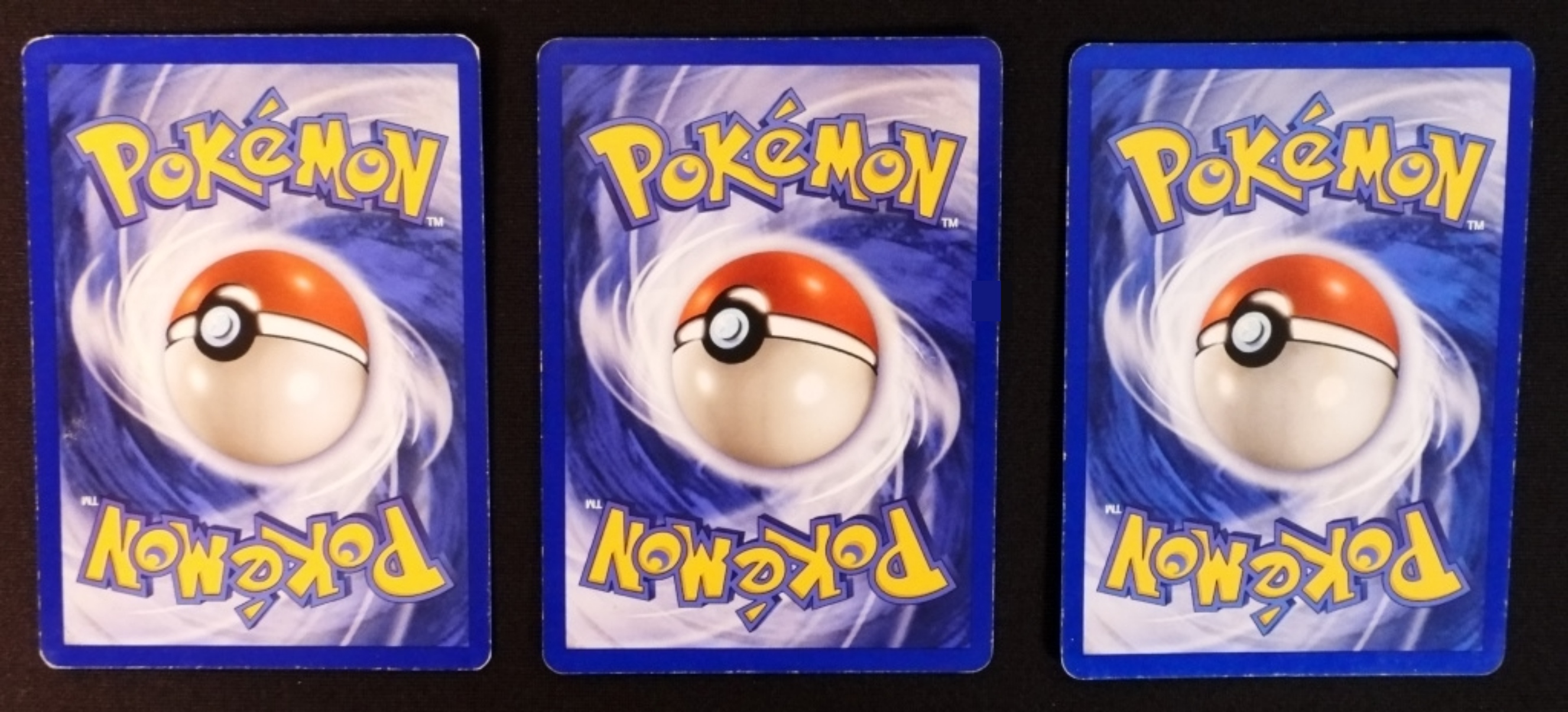 Pokemon Card Lot, 3 Cards, Base Set