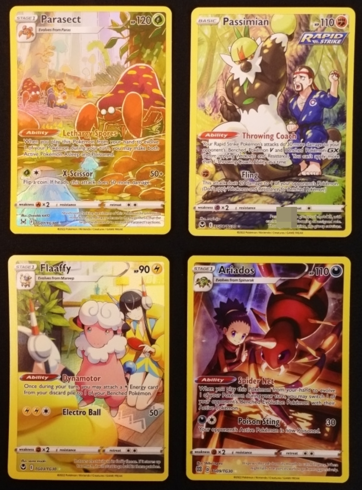Pokemon Trainer Gallery Lot, 4 Cards
