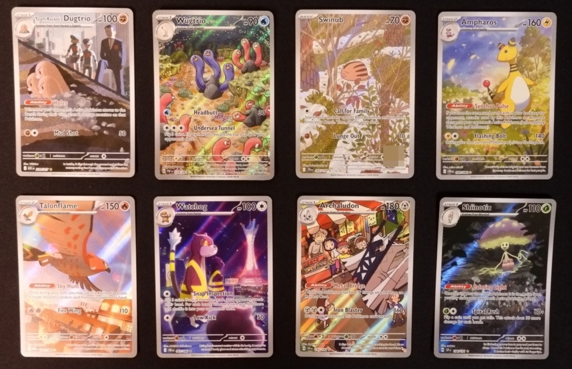 Pokemon Card Lot, 8 Illustration Rares