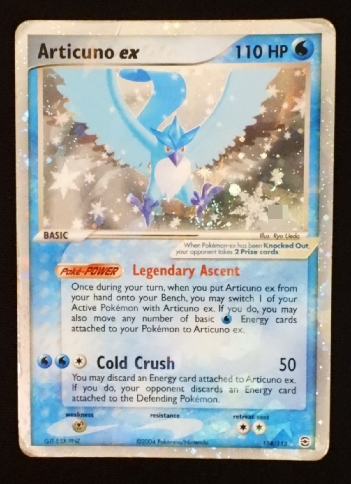 2004 Articuno ex FireRed & LeafGreen #114/112