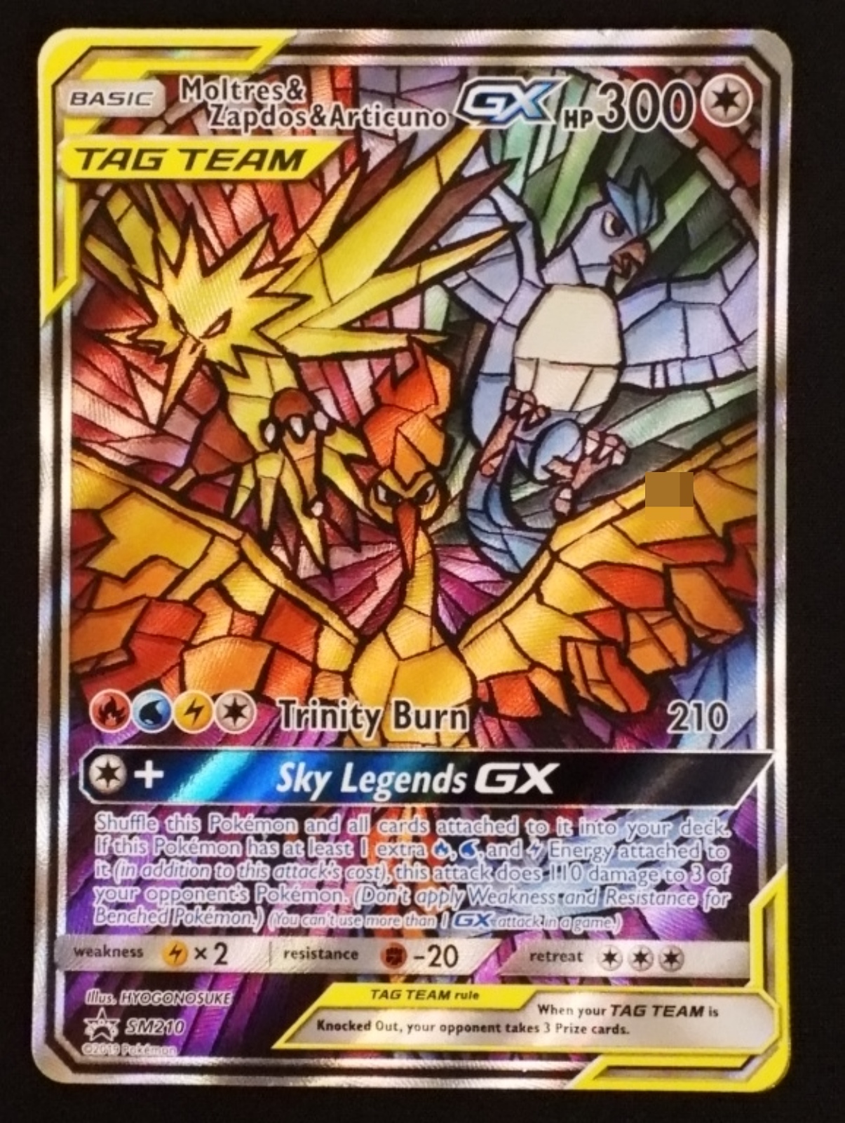 Moltres Zapdos Articuno TAG TEAM GX SM210