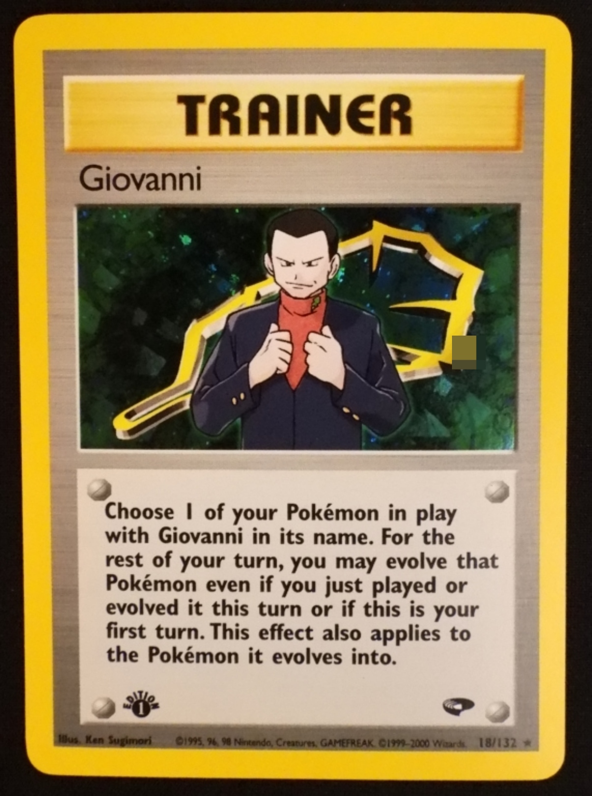 2000 Giovanni Trainer Gym Challenge #18/132 1st Ed