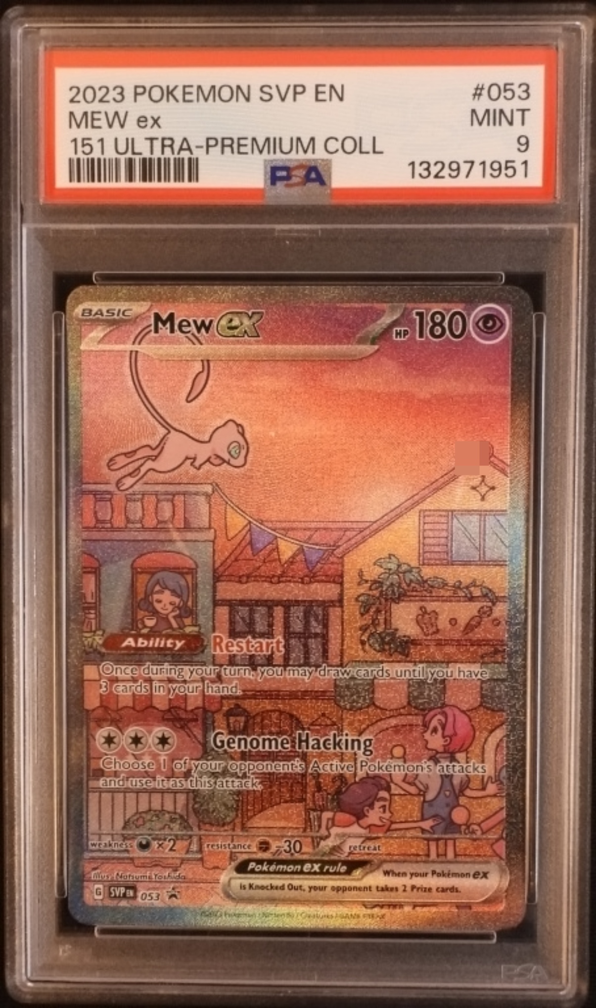 2023 Mew ex 151 Ultra-Premium #053 PSA 9