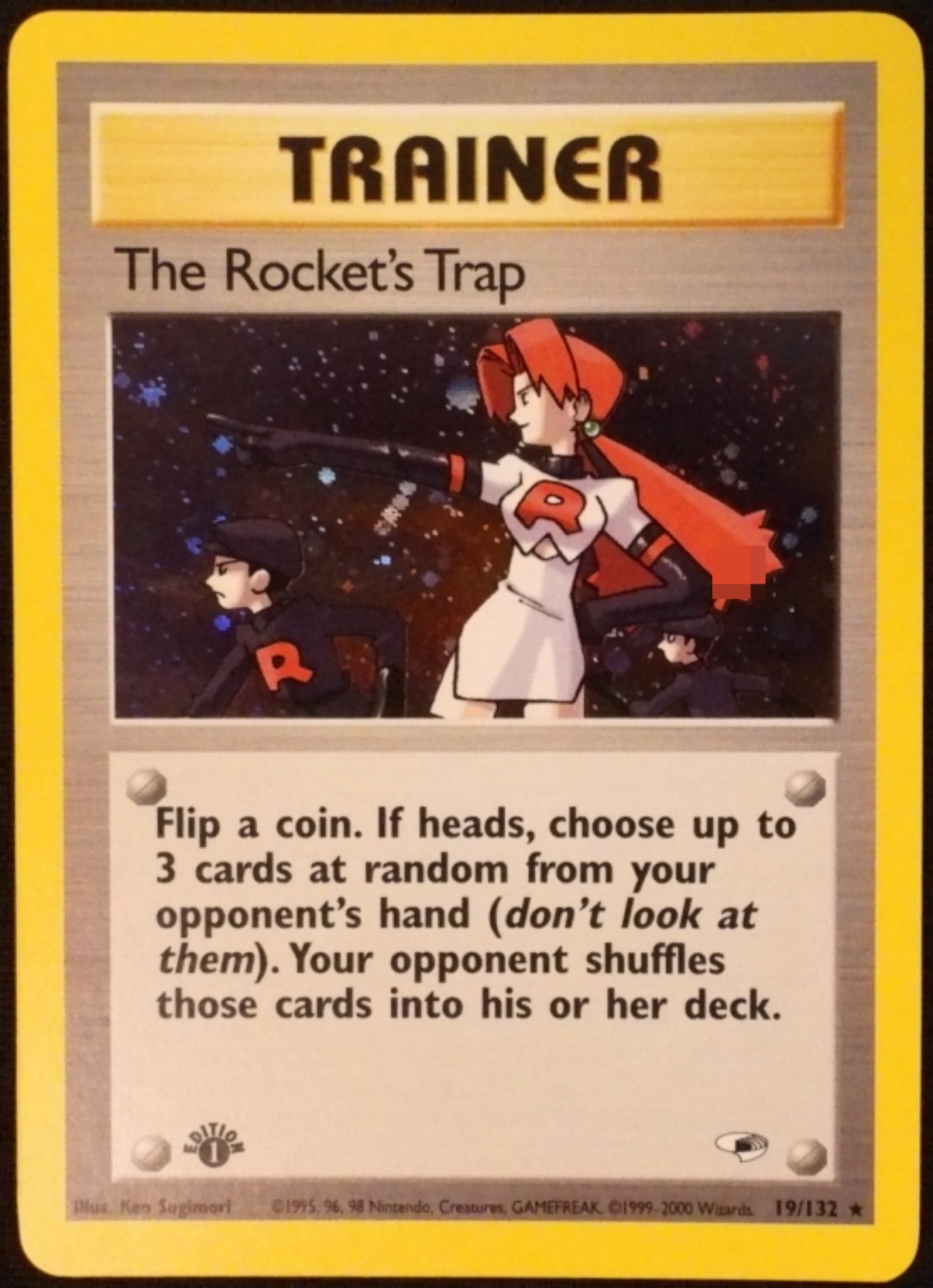 1999 The Rocket's Trap Gym Heroes #19/132 1st Ed