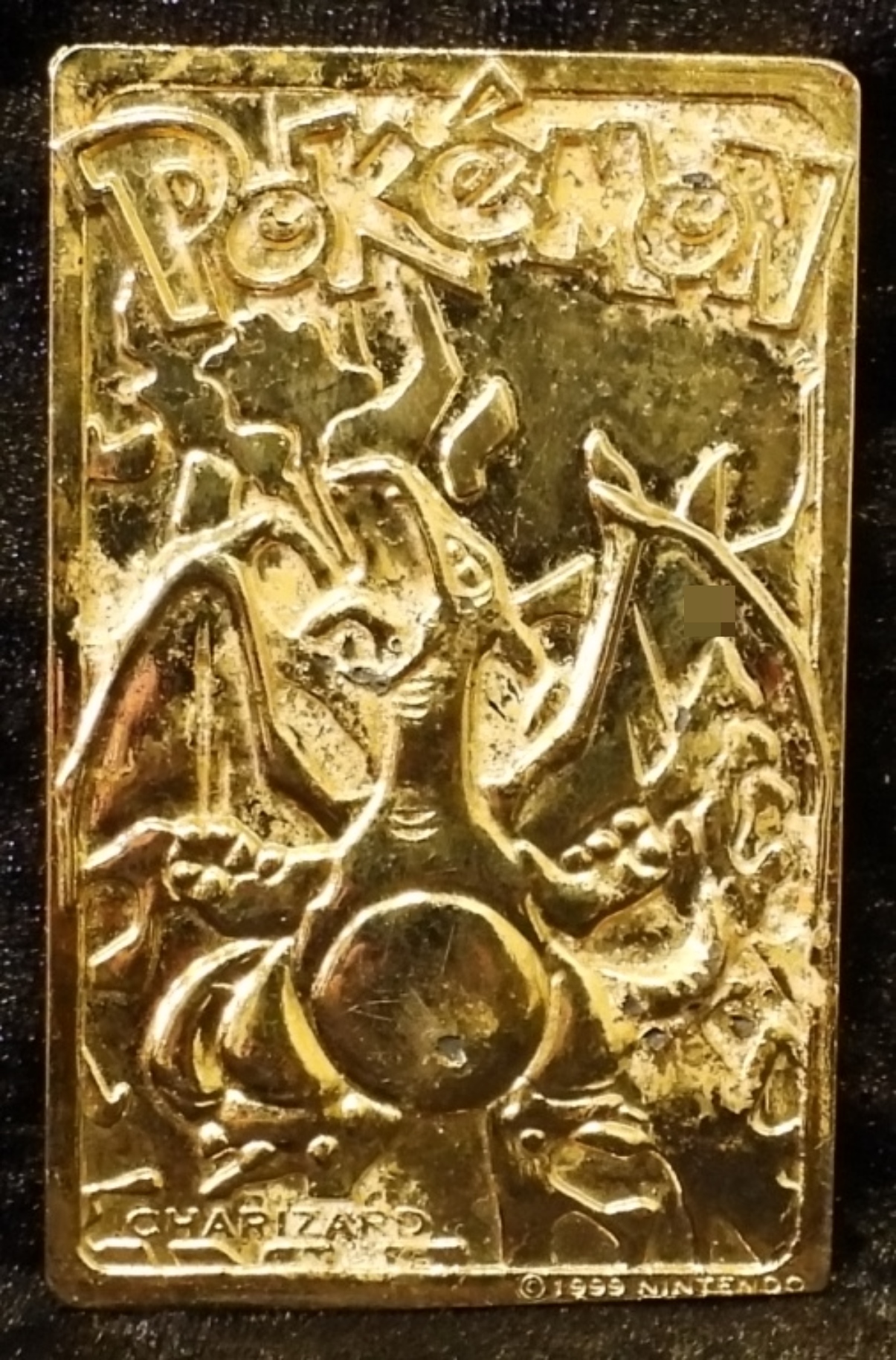1999 Charizard Burger King 23k Gold Card