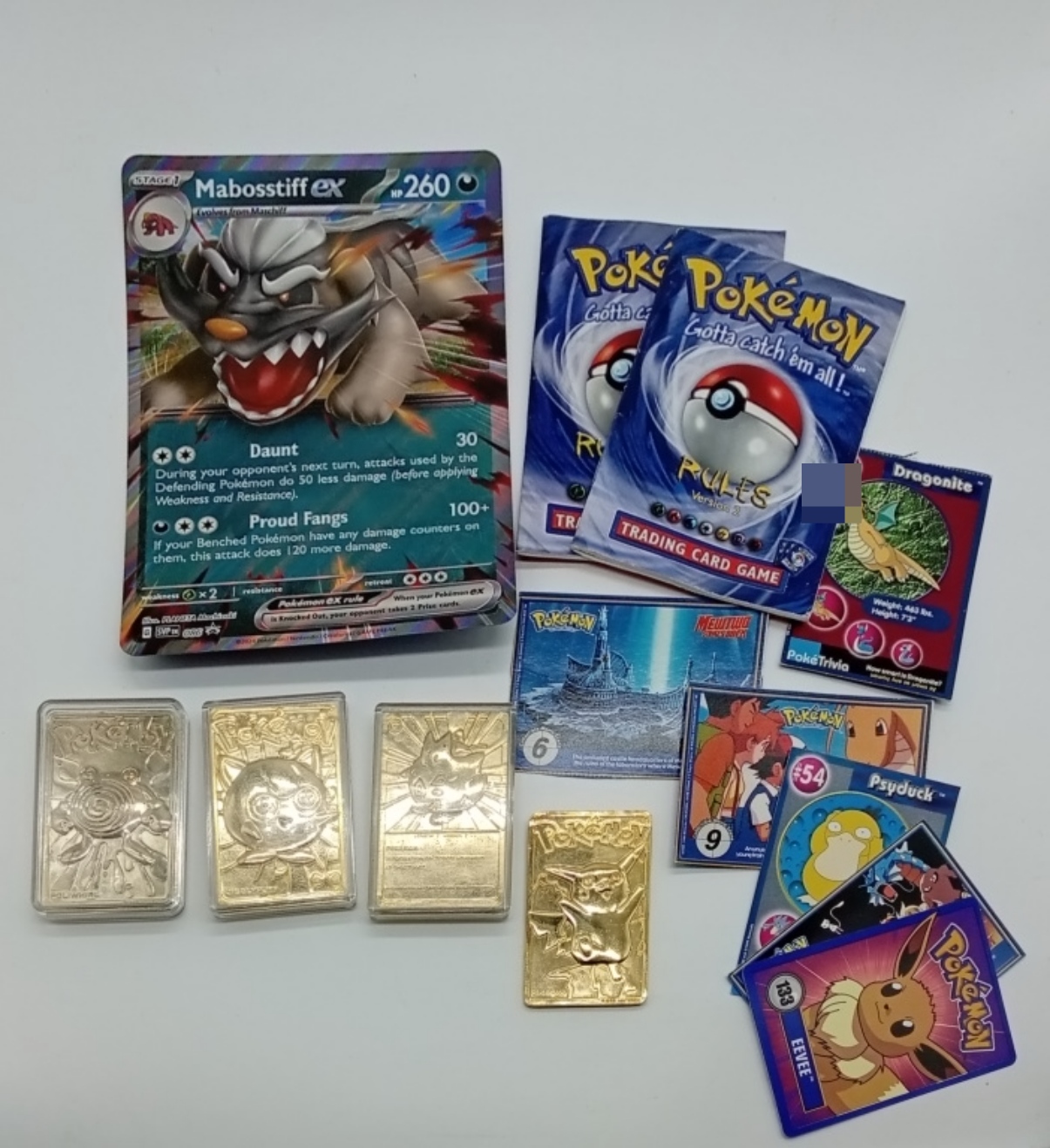 Pokemon Card Lot, 12+ Items, Mixed Sets & Gold Re