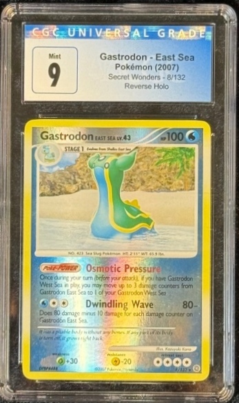 CGC 9, 2007 Gastrodon Secret Wonders #8/132