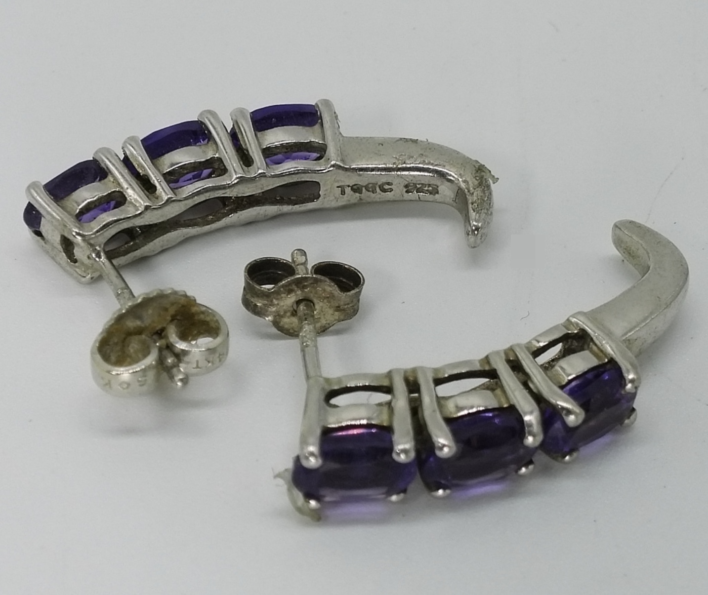Sterling Silver Amethyst Jewelry Set