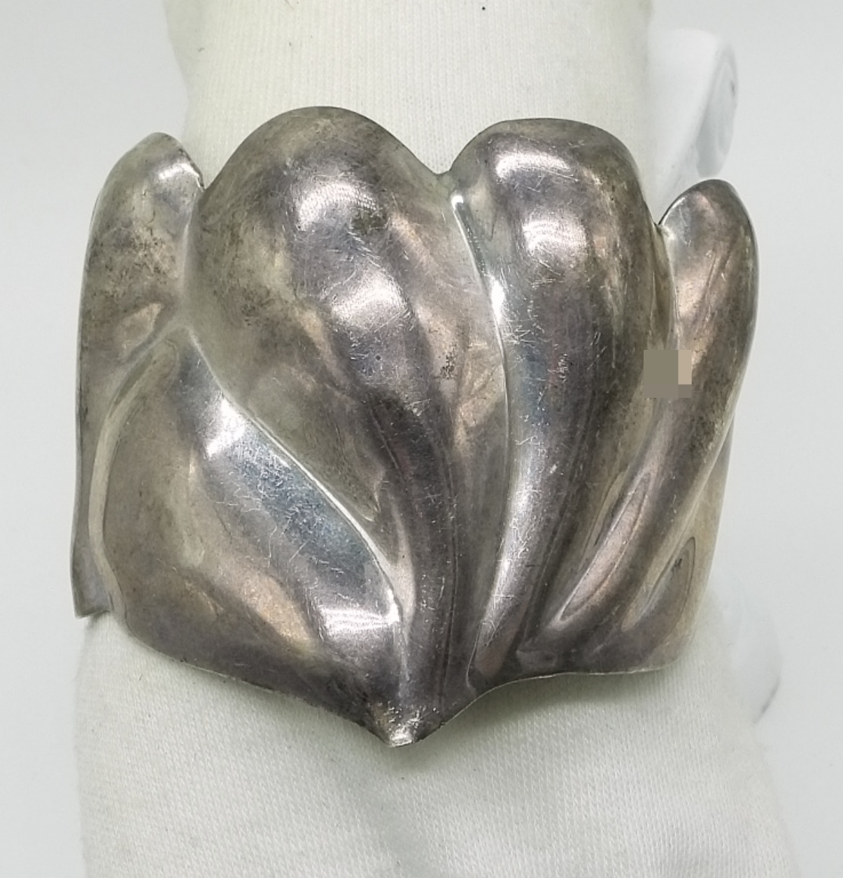 Sterling Taxco Mexico Cuff Bracelet