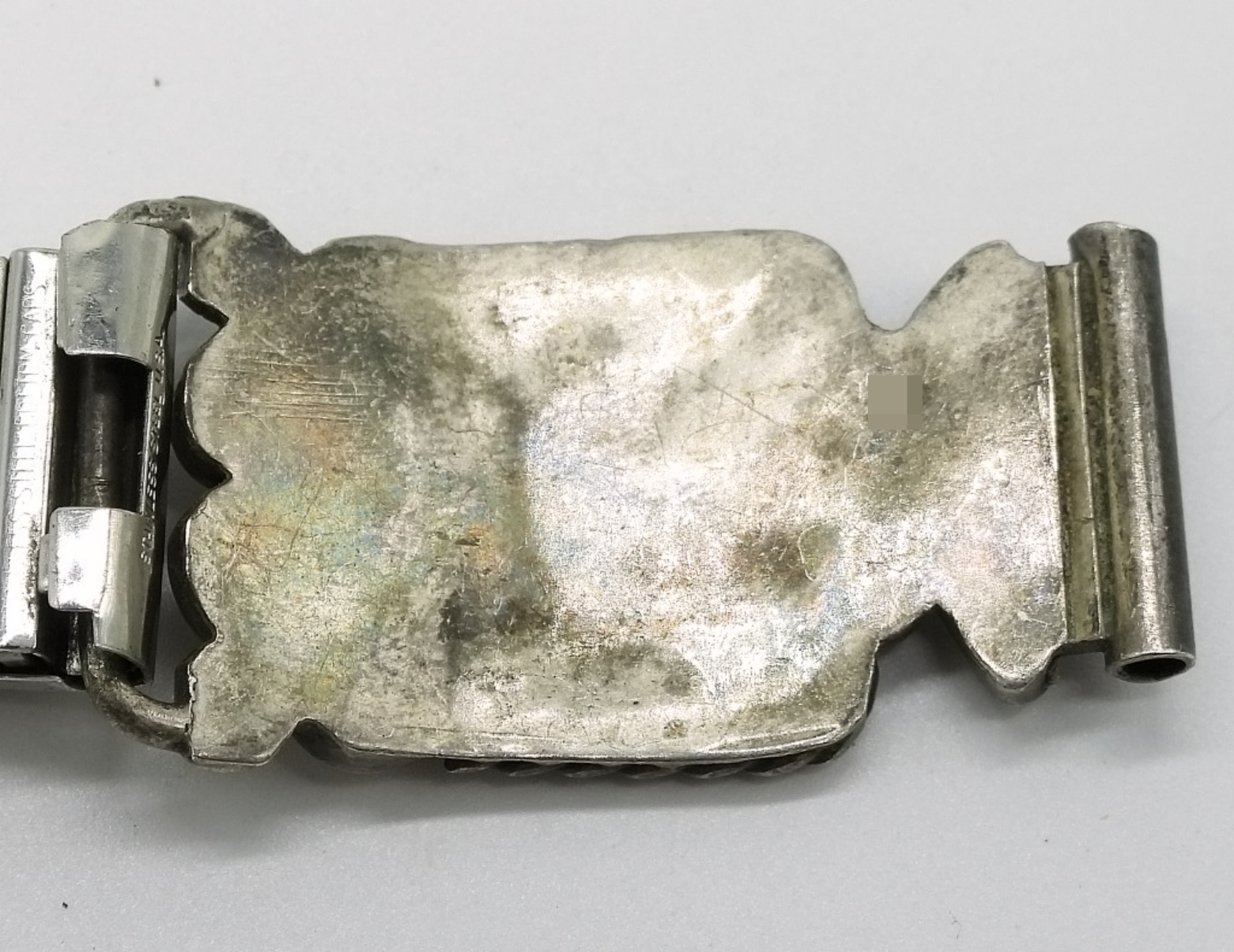 Sterling Silver Zuni Inlay Watch Ends