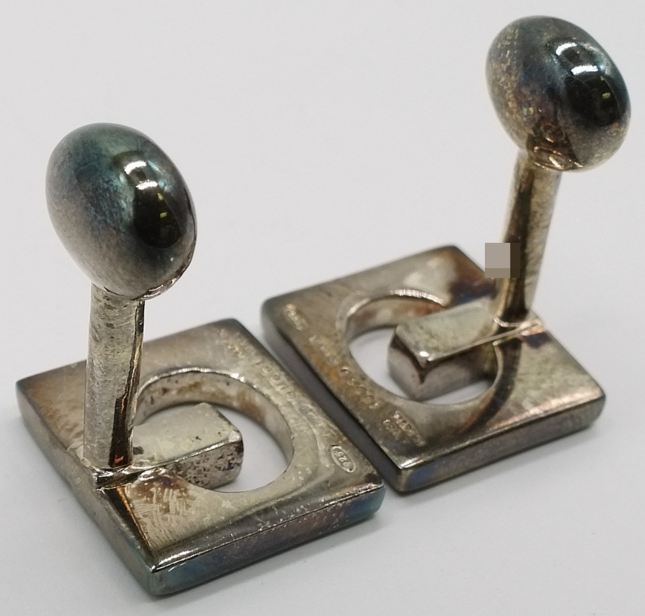 Sterling Silver Gucci Cufflinks