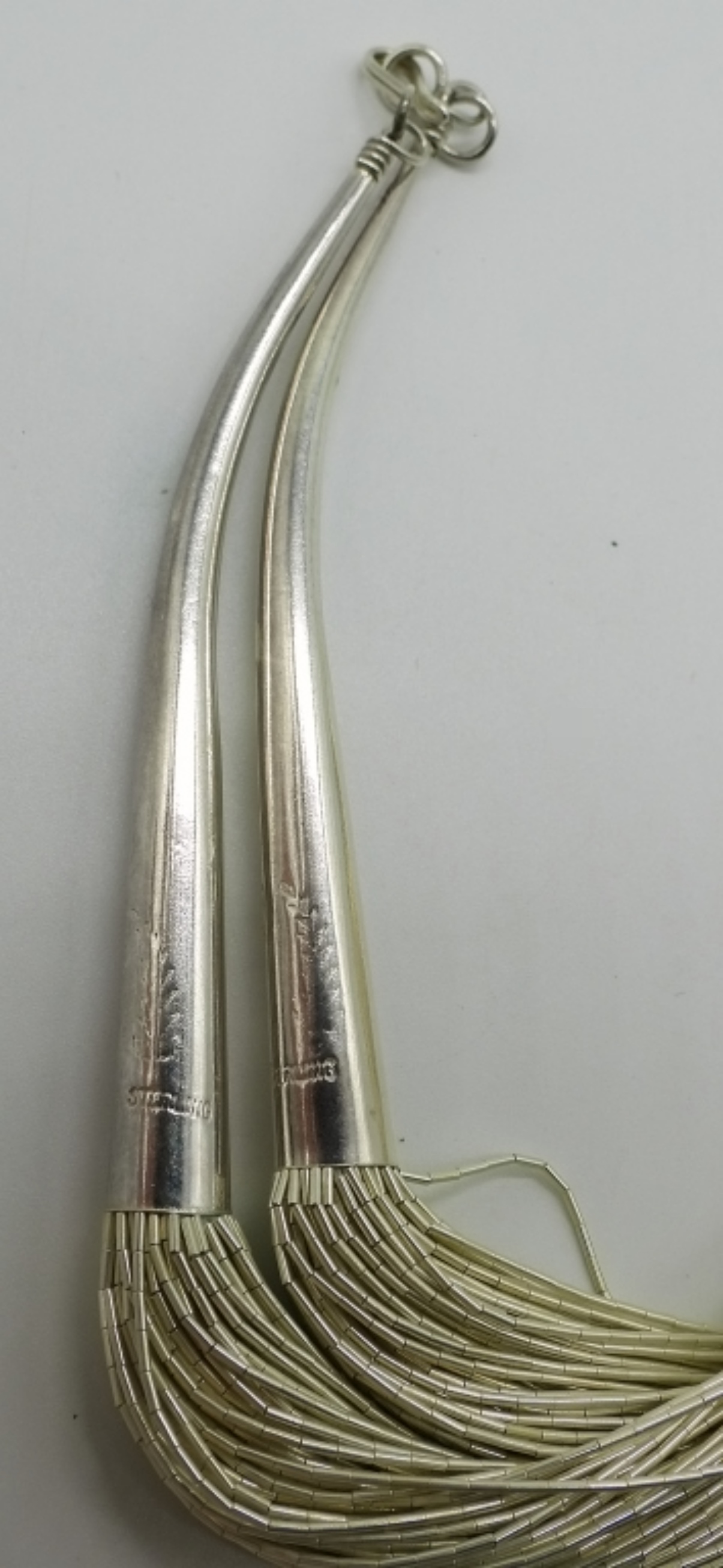 Sterling Silver Liquid Necklace, 18 Inches
