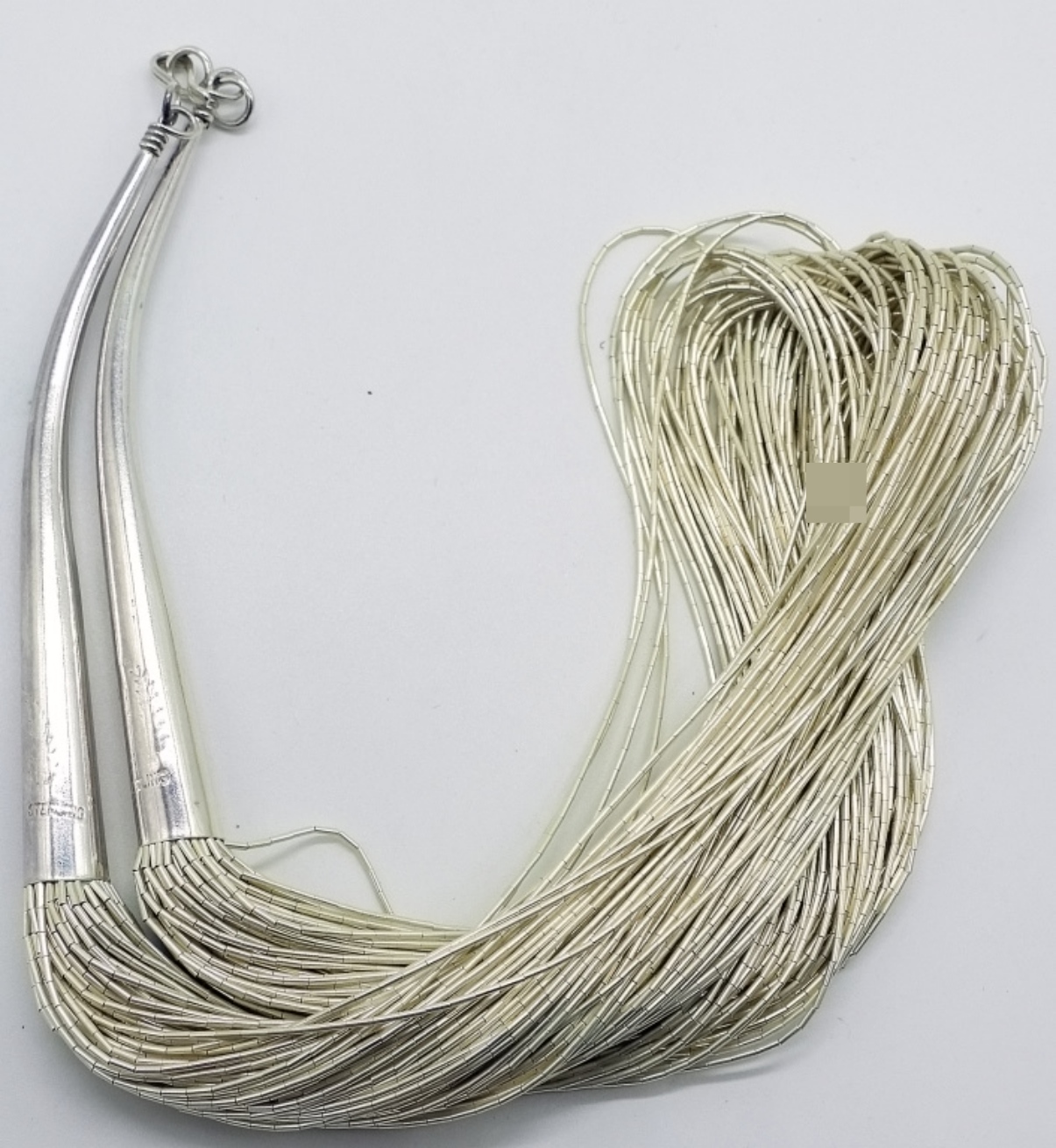 Sterling Silver Liquid Necklace, 18 Inches