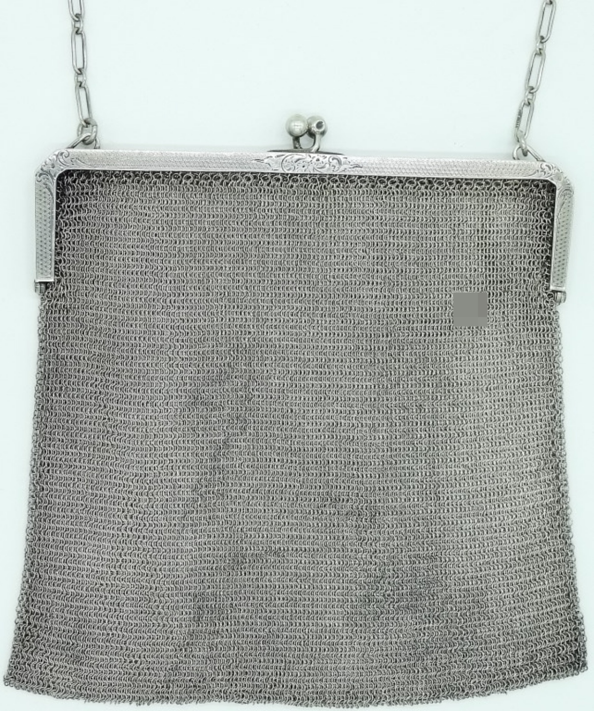 Reed & Barton 900 Silver Mesh Purse