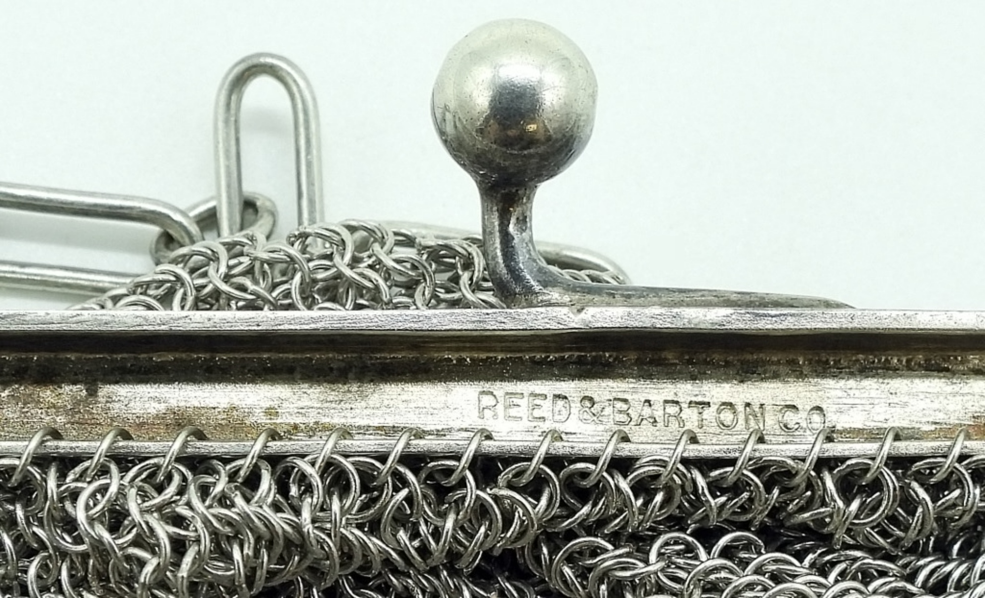 Reed & Barton 900 Silver Mesh Purse
