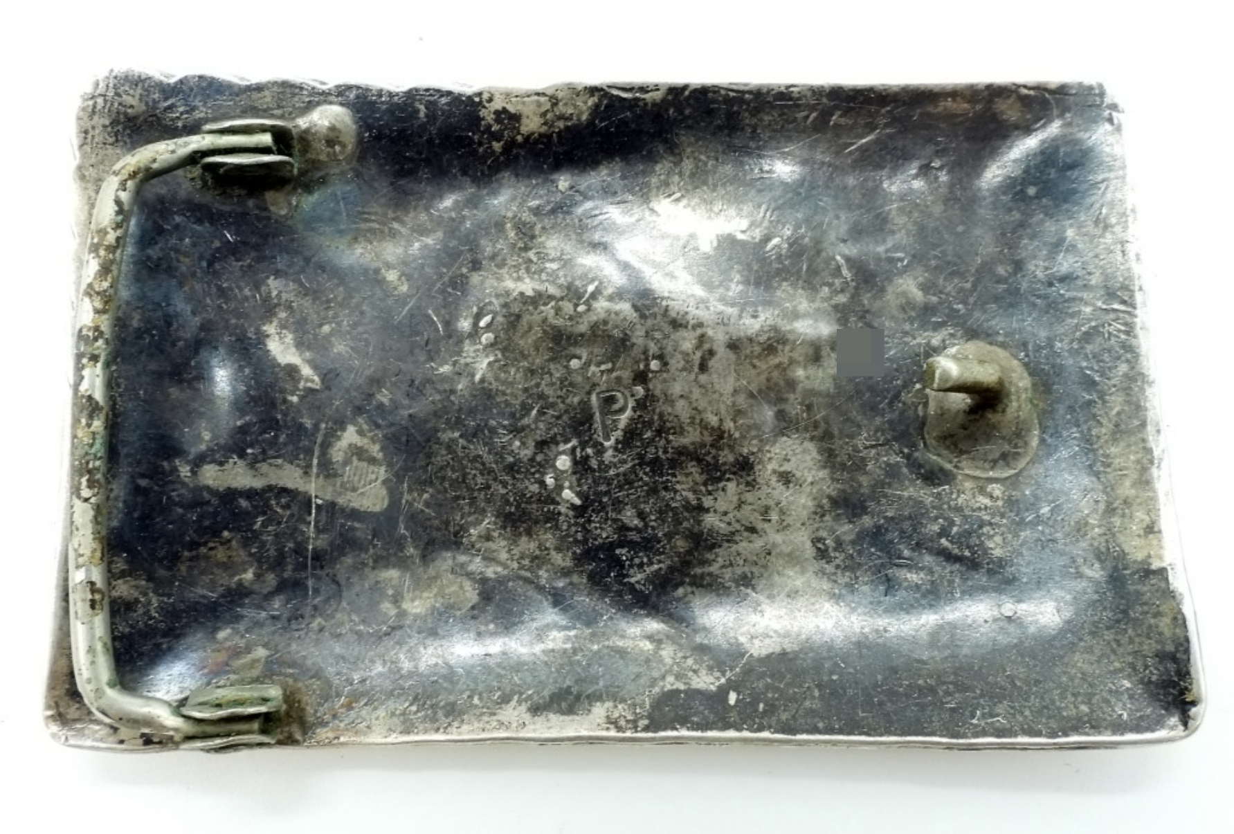 Navajo Sterling Turquoise Belt Buckle
