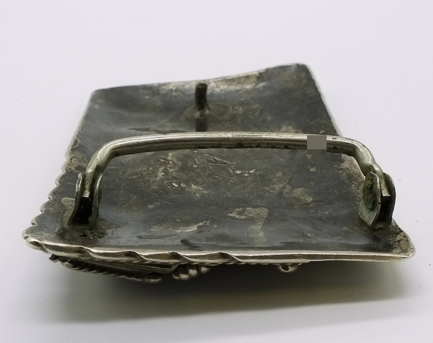Navajo Sterling Turquoise Belt Buckle