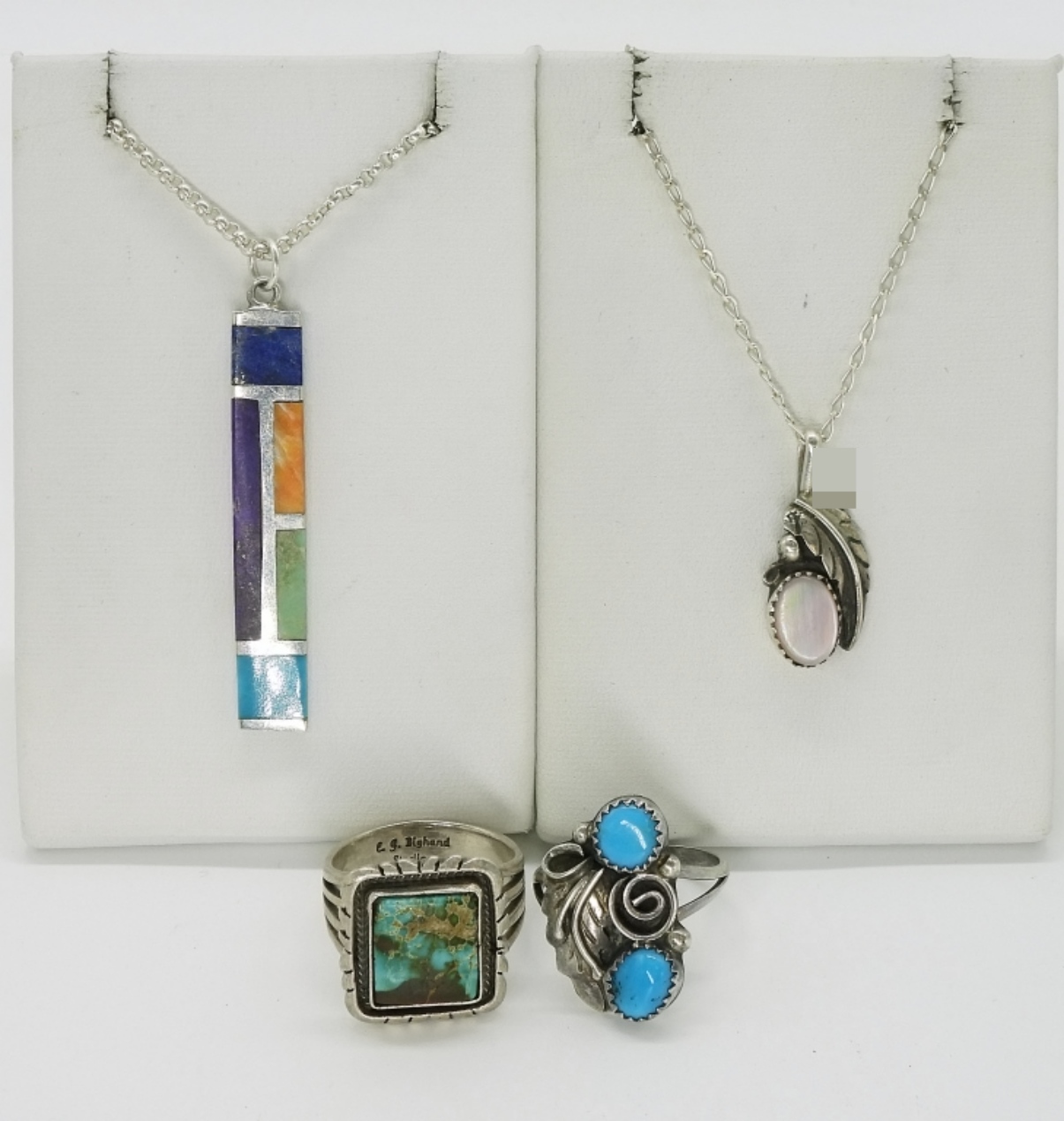 Sterling Native American Jewelry Lot