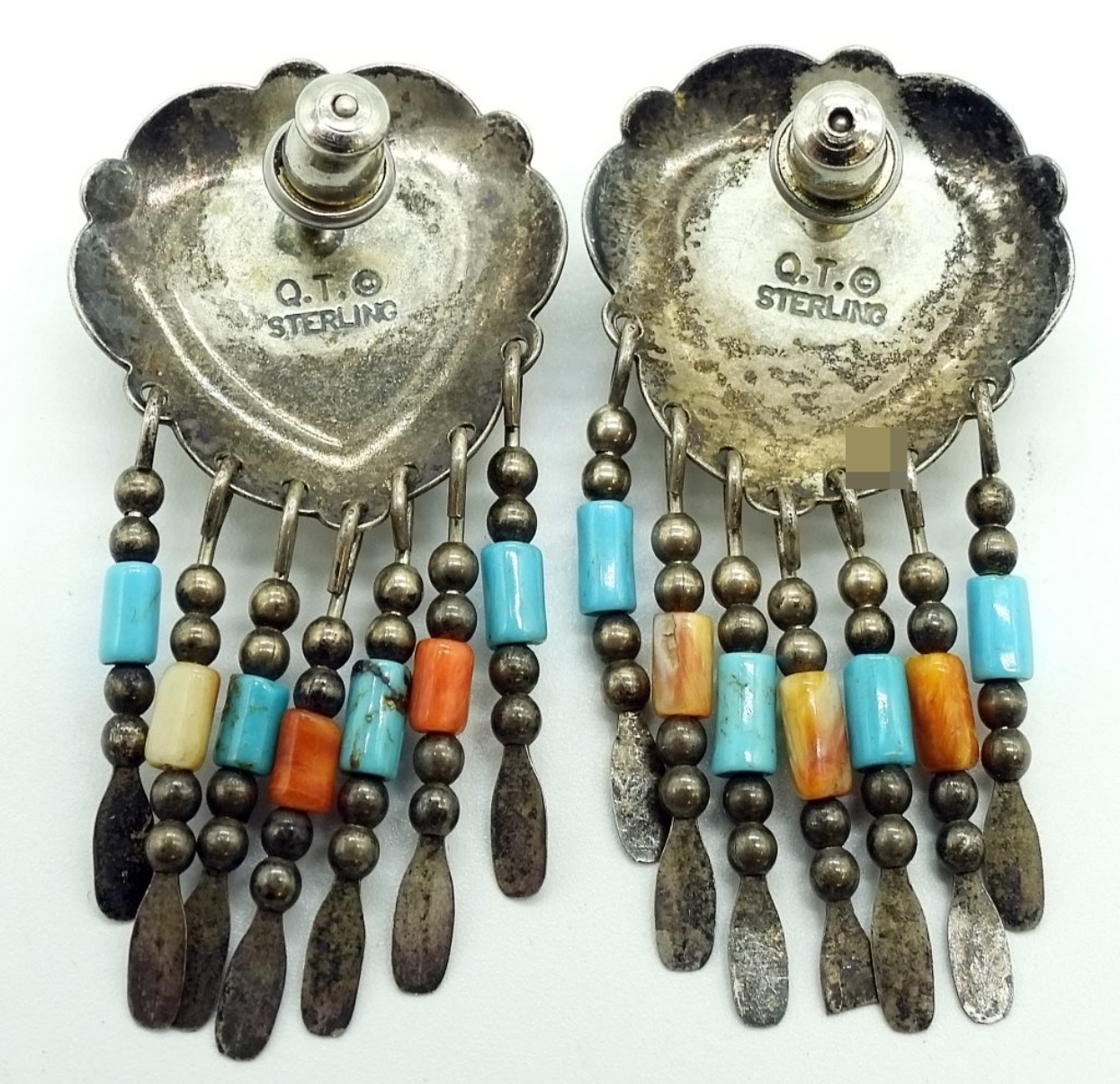 Sterling Turquoise Beaded Jewelry Set