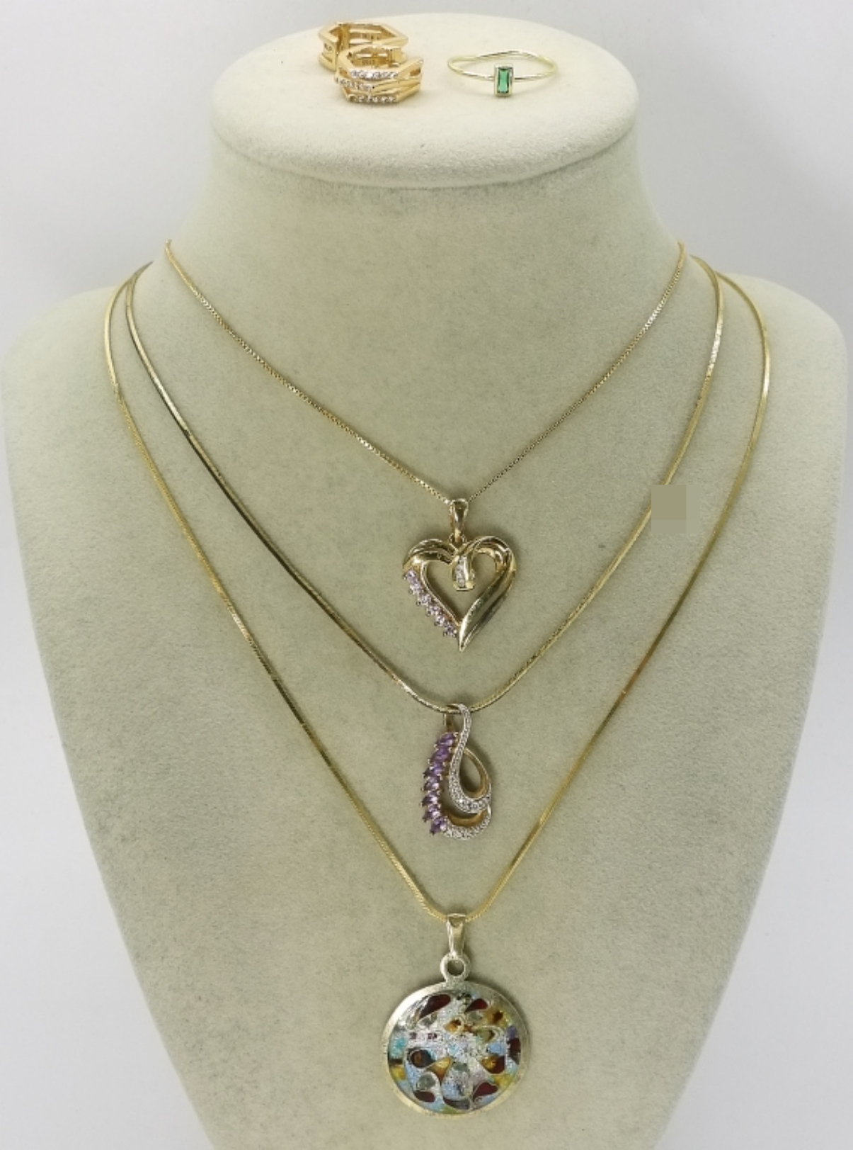 Sterling Gold Toned Jewelry Lot