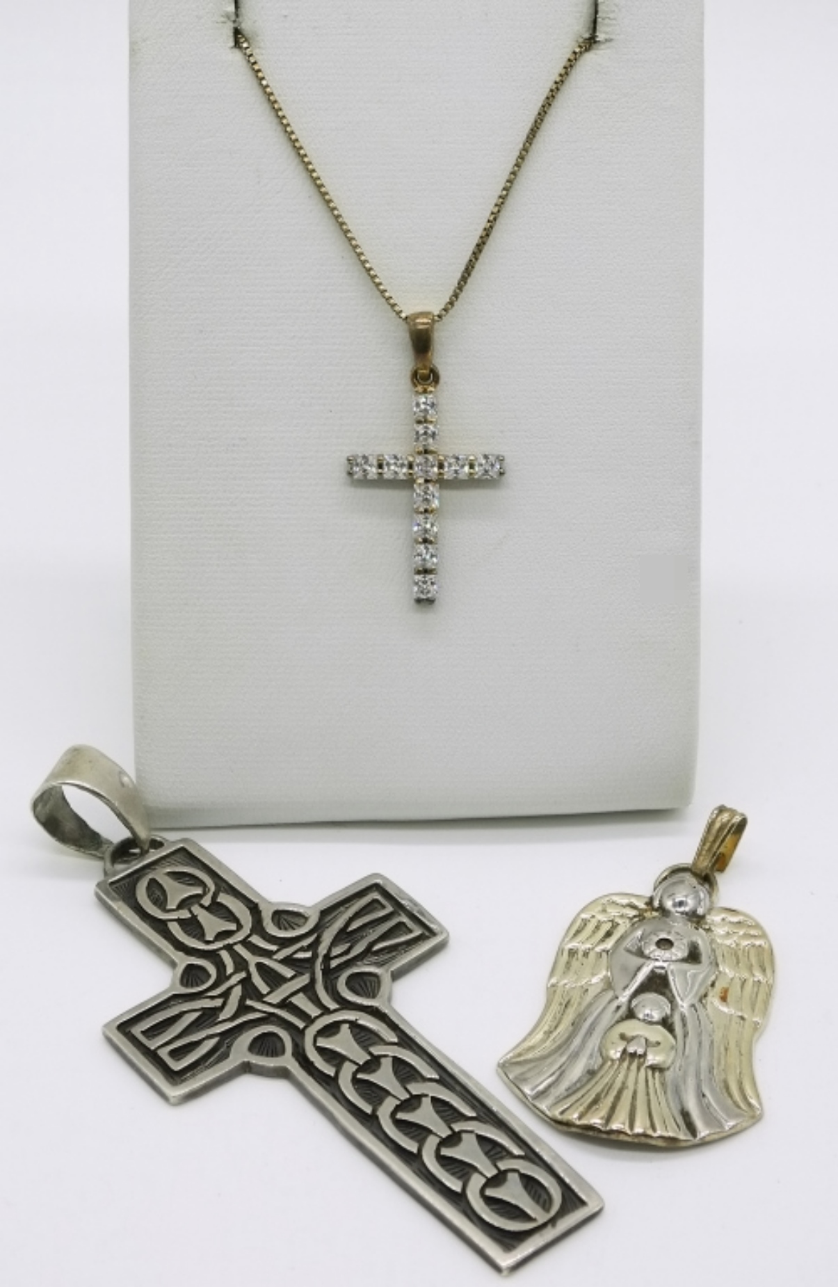 Sterling Religious Pendant Lot