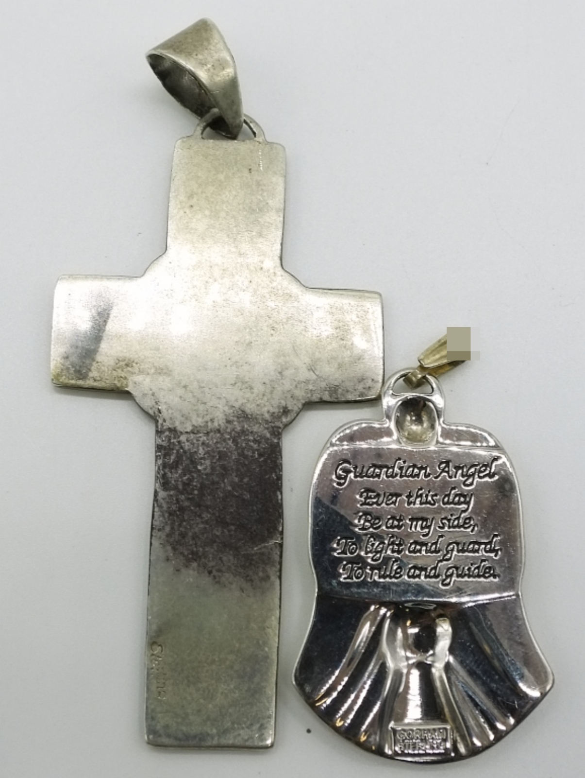 Sterling Religious Pendant Lot