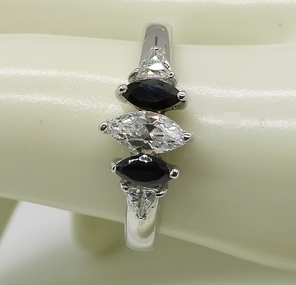 Sterling Moissanite Sapphire Jewelry Lot
