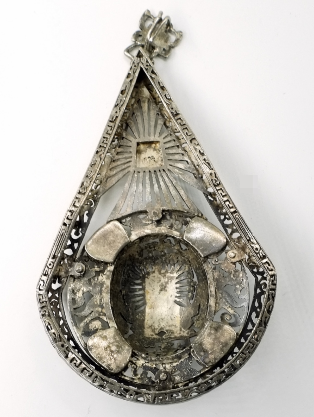 Sterling Silver Aztec Pendant