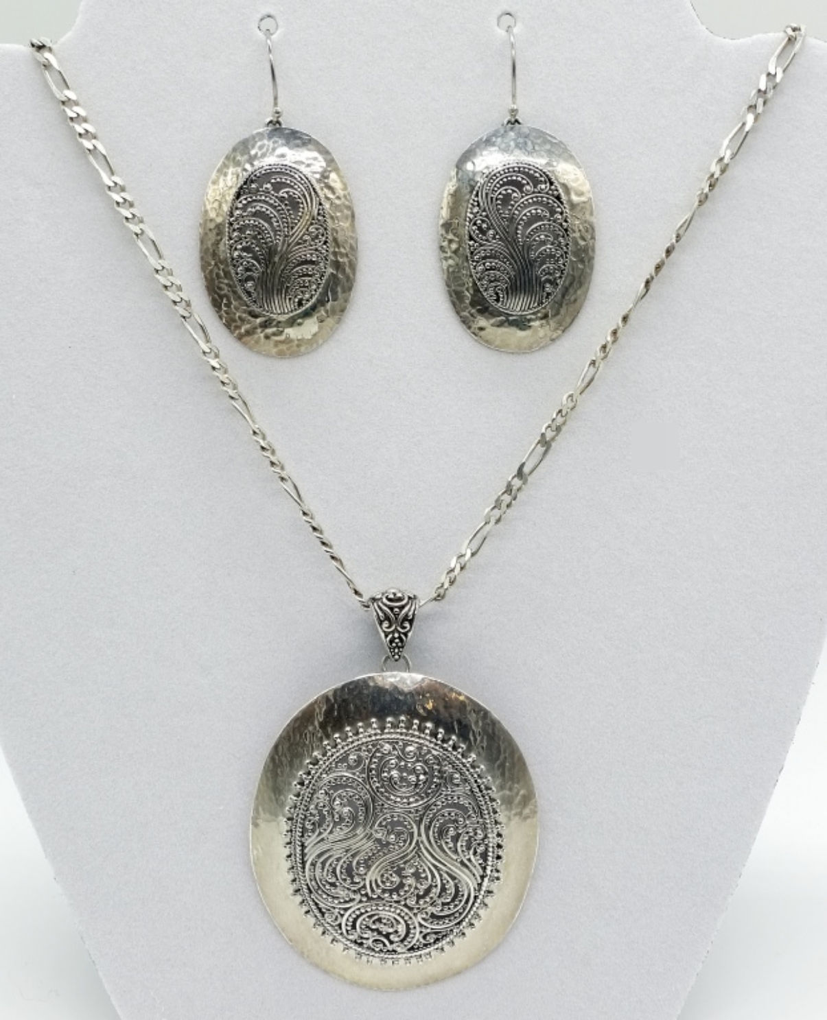 Sarda, Sterling Filigree Set