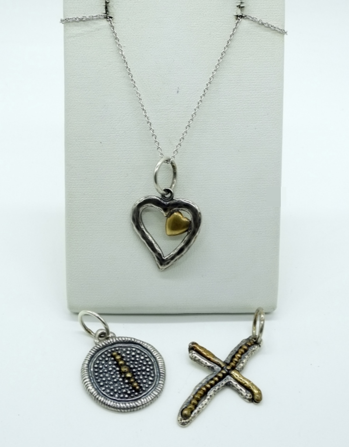 Grace & Heart Sterling Pendants