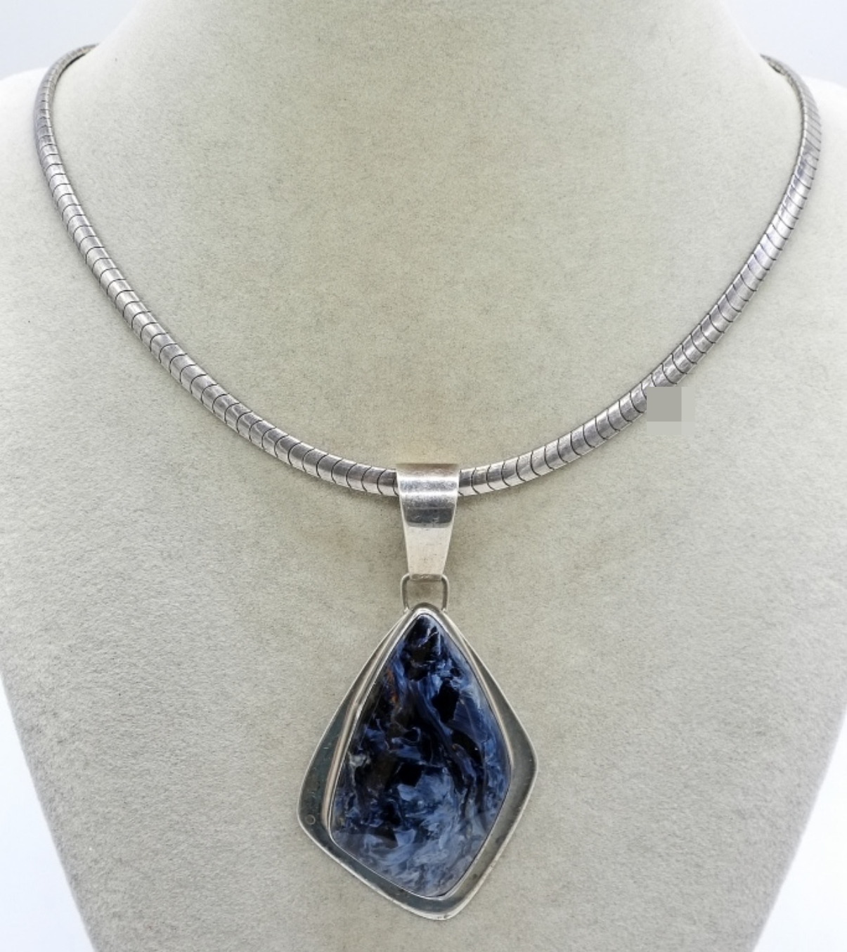 DTR Sterling Pietersite Pendant Necklace