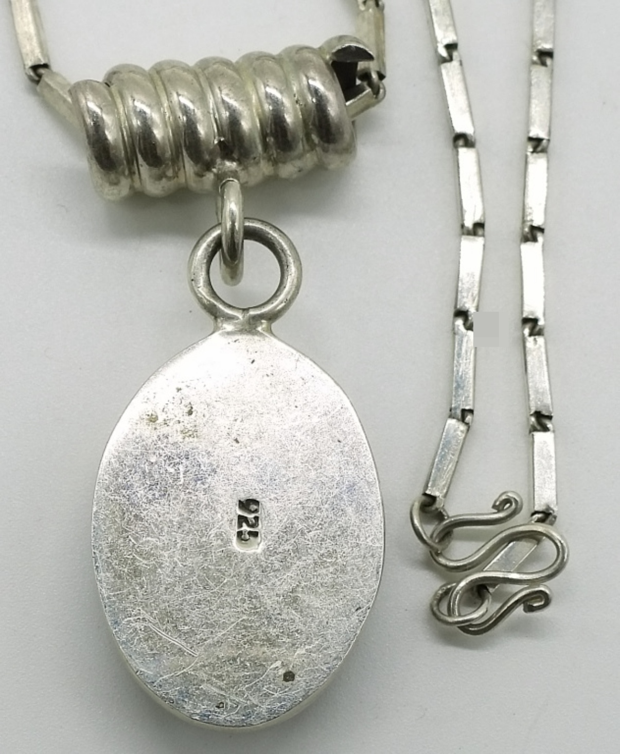 Sterling Silver Sodalite Pendant Necklace, 18"